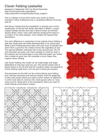 Clover Folding Lookalike CP and instructions (PDF)