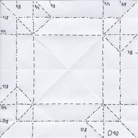 BBU D10 tile, Crease Pattern (CP)