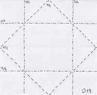 BBU D19 tile, Crease Pattern (CP)