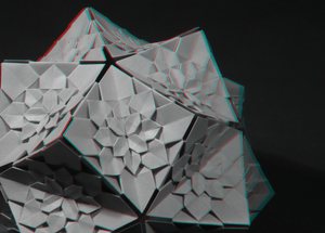 3D anaglyph of close-up