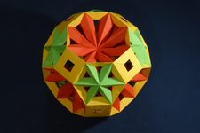 Truncated Cuboctahedron with Inverted Spikes on Octagonal Faces