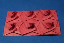 Twisted Bird Base Tessellation (with molecule examples)