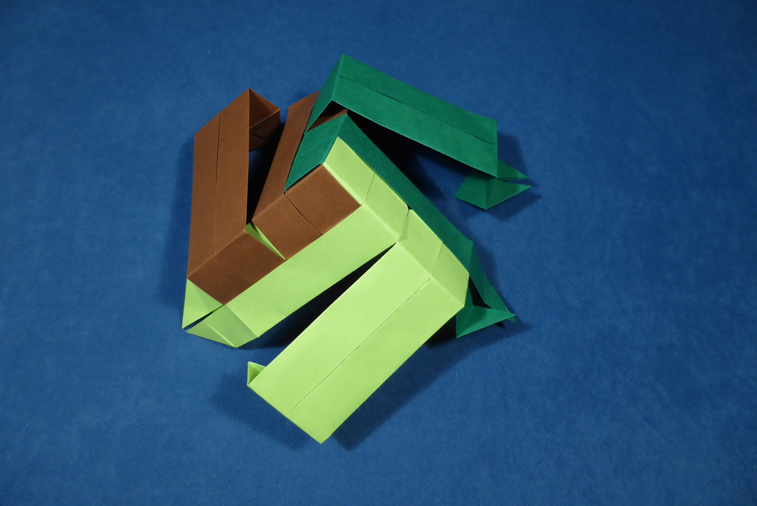 Parallelograms - Origami by Michał Kosmulski