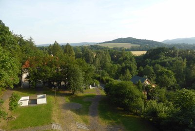 A view into the mountains around Wieszczyna, the convention site