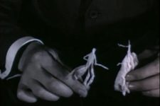 Origami short film from 1962 („Oczekiwanie” — “Awaiting”)