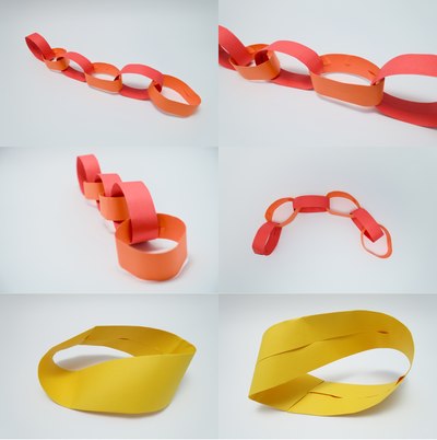 Chain and Möbius Strip from CBU units