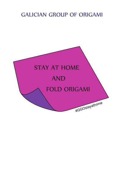 Cover of GGO Stay at Home and Fold Origami model instruction book