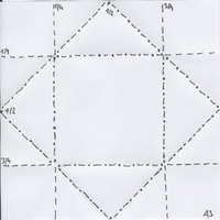 BBU A3 tile, Crease Pattern (CP)