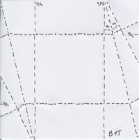 BBU B15 tile, Crease Pattern (CP)
