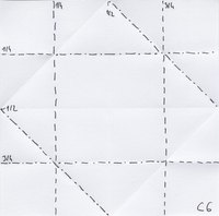 BBU C6 tile, Crease Pattern (CP)