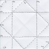 BBU C7 tile, Crease Pattern (CP)
