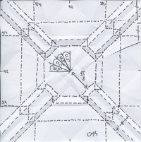 BBU D14 tile, Crease Pattern (CP)