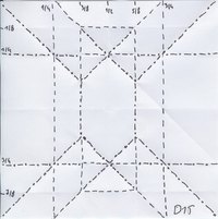 BBU D15 tile, Crease Pattern (CP)