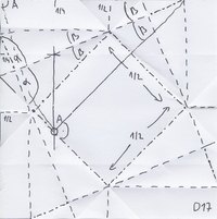 BBU D17 tile, Crease Pattern (CP)