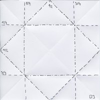 BBU D3 tile, Crease Pattern (CP)