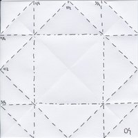 BBU D4 tile, Crease Pattern (CP)