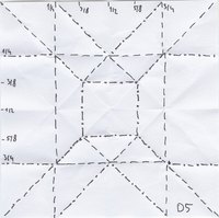 BBU D5 tile, Crease Pattern (CP)
