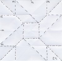 BBU E4 tile, Crease Pattern (CP)