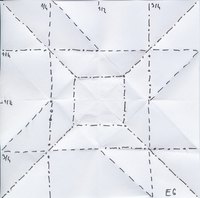 BBU E6 tile, Crease Pattern (CP)