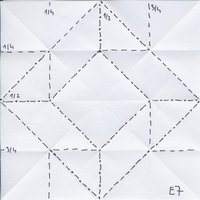 BBU E7 tile, Crease Pattern (CP)
