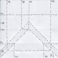 BBU F3 tile, Crease Pattern (CP)