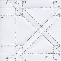 BBU F4 tile, Crease Pattern (CP)