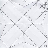 BBU G10 tile, Crease Pattern (CP)