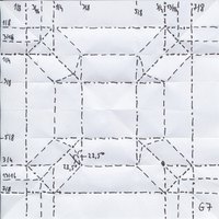 BBU G7 tile, Crease Pattern (CP)