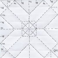 BBU Q11 tile, Crease Pattern (CP)