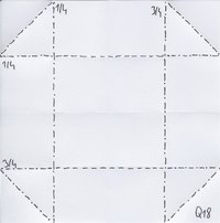 BBU Q18 tile, Crease Pattern (CP)