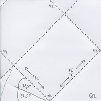 BBU Q2 tile, Crease Pattern (CP)