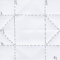 BBU R3 tile, Crease Pattern (CP)