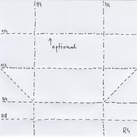 BBU R4 tile, Crease Pattern (CP)
