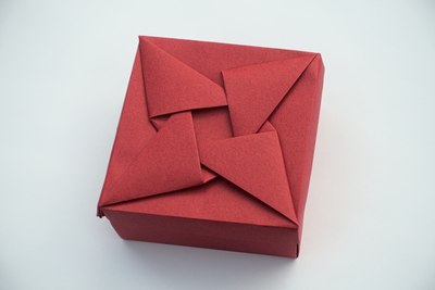 Box with Woven Triangles IV (Michał Kosmulski)