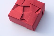 Box with Woven Triangles VI
