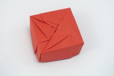 Box with Woven Triangles XIX