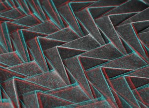 3D anaglyph of close-up