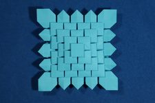 Clover Folding (blue)
