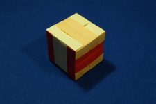 Cube (2:1 paper, slits outside)