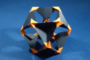 Usage example: Cuboctahedron from Inverted Vertex Modules