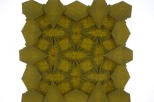 Double Spearhead Tessellation with Woven Spearheads Tessellation Margin