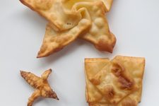 Origami Models from Fried Dough