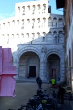 Study of Lucca Cathedral in Origami