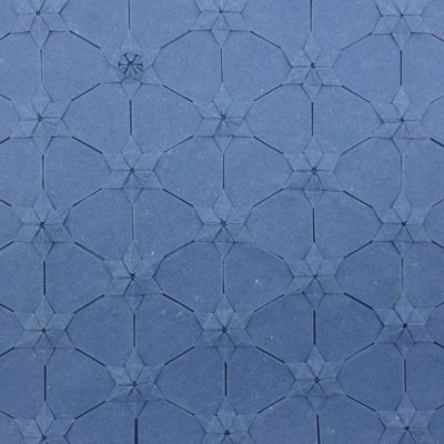 Lucky Star Tessellation (Michał Kosmulski, Haligami, and others)