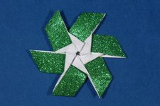 Pinwheel with Color Change (hexagonal and other starting polygons)