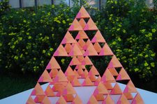 Sierpiński Tetrahedron, level 3 (Trimodule)