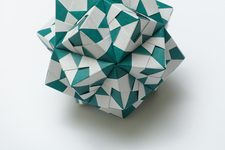 Spiked Icosahedron (Checkered Sonobe)