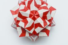 Spiked Icosahedron (Paper Airplane Sonobe)