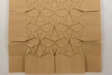 Spread-Sunk Square Twist Tessellation (Rhino Hide paper)