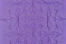 Woven Triangles Tessellation V (purple Ogawa Washi)